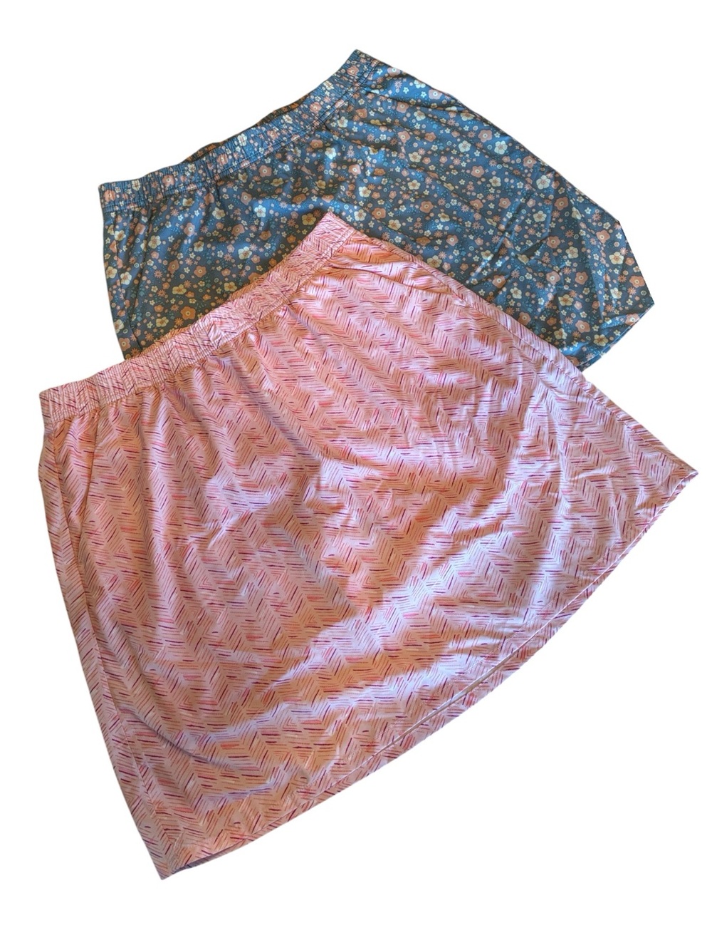 2 Pacific Trails Skirt/Skorts Women's M Pink Green prints, elastic waist. EUC - Picture 2 of 12